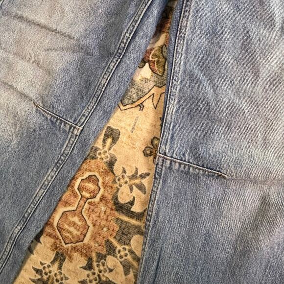 Madewell Darted Barrel Leg Jeans Oversize Baggy Denim Women's Size 24 - Picture 15 of 16